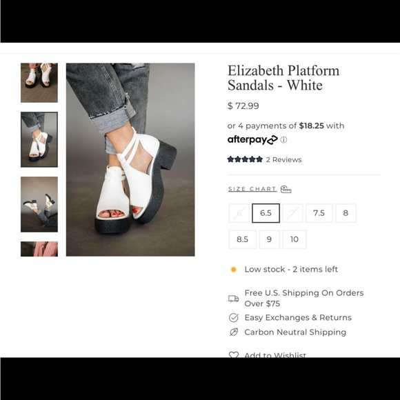 Elizabeth Platform sandal - Picture 2 of 2